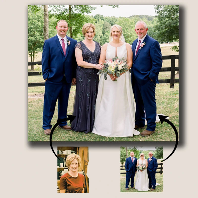 Portrait de famille personnalisé